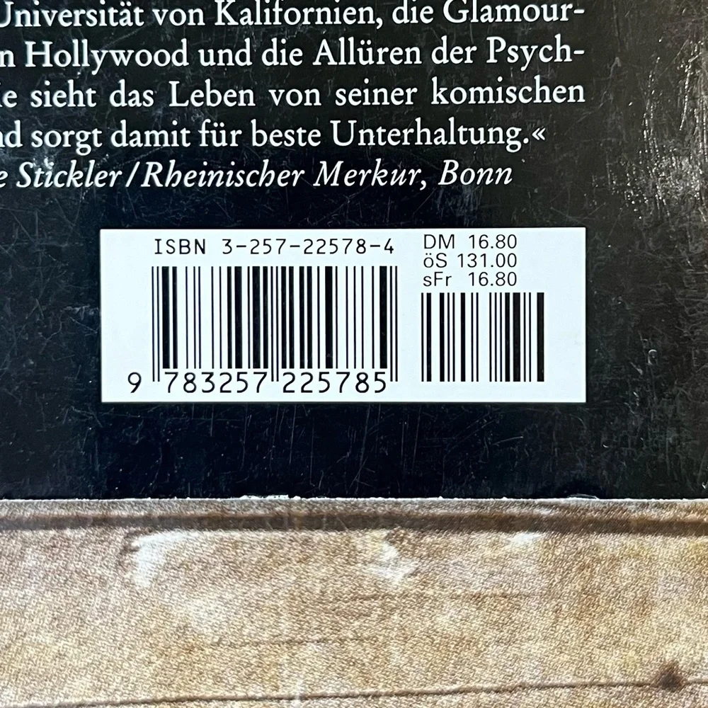 Alison‎ Lurie Nowhere City German Edition Diogenes Paperback Roman 3257225784